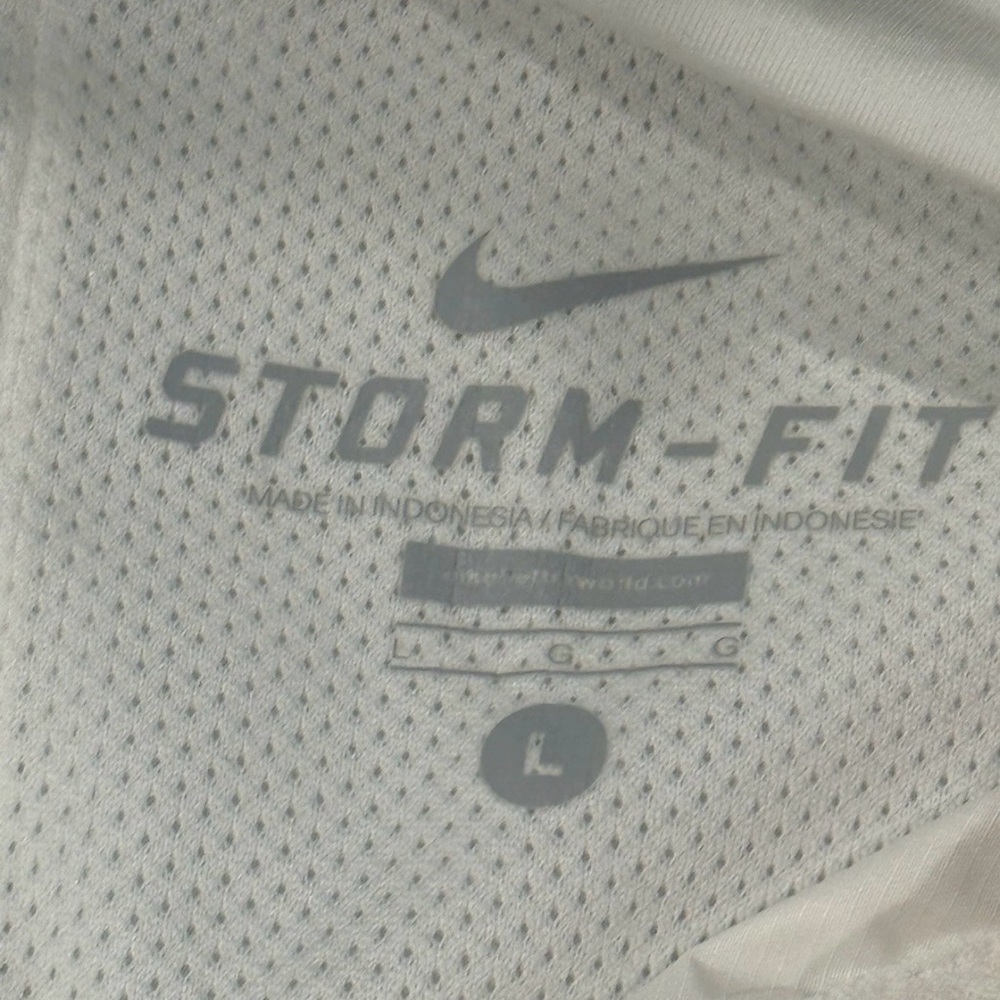 Arkansas Razorbacks Nike Storm Fit Vented Jacket Mens White Large 1/4 Zip - Picture 2 of 4